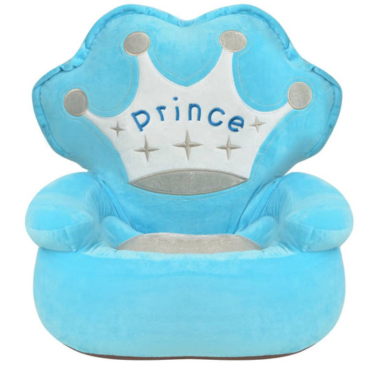 Plush Children's Chair Prince Blue Plush Children's Chair Prince Blue