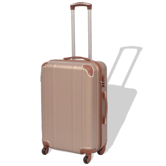 Four Piece Hardcase Trolley Set Champagne Four Piece Hardcase Trolley Set Champagne