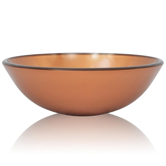Basin Tempered Glass 42 cm Brown Basin Tempered Glass 42 cm Brown