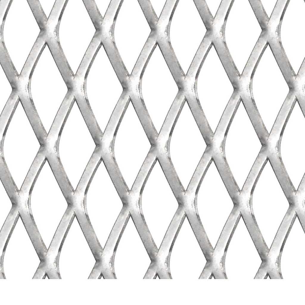 142283 vidaXL Garden Wire Fence Stainless Steel 100x85 cm 30x17x2,5mm