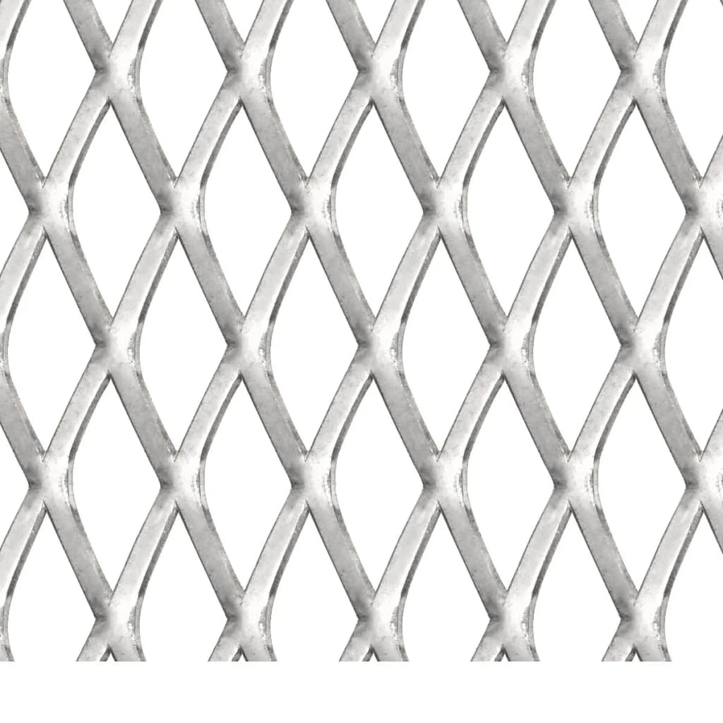 142285 vidaXL Garden Wire Fence Stainless Steel 100x85 cm 45x20x4 mm