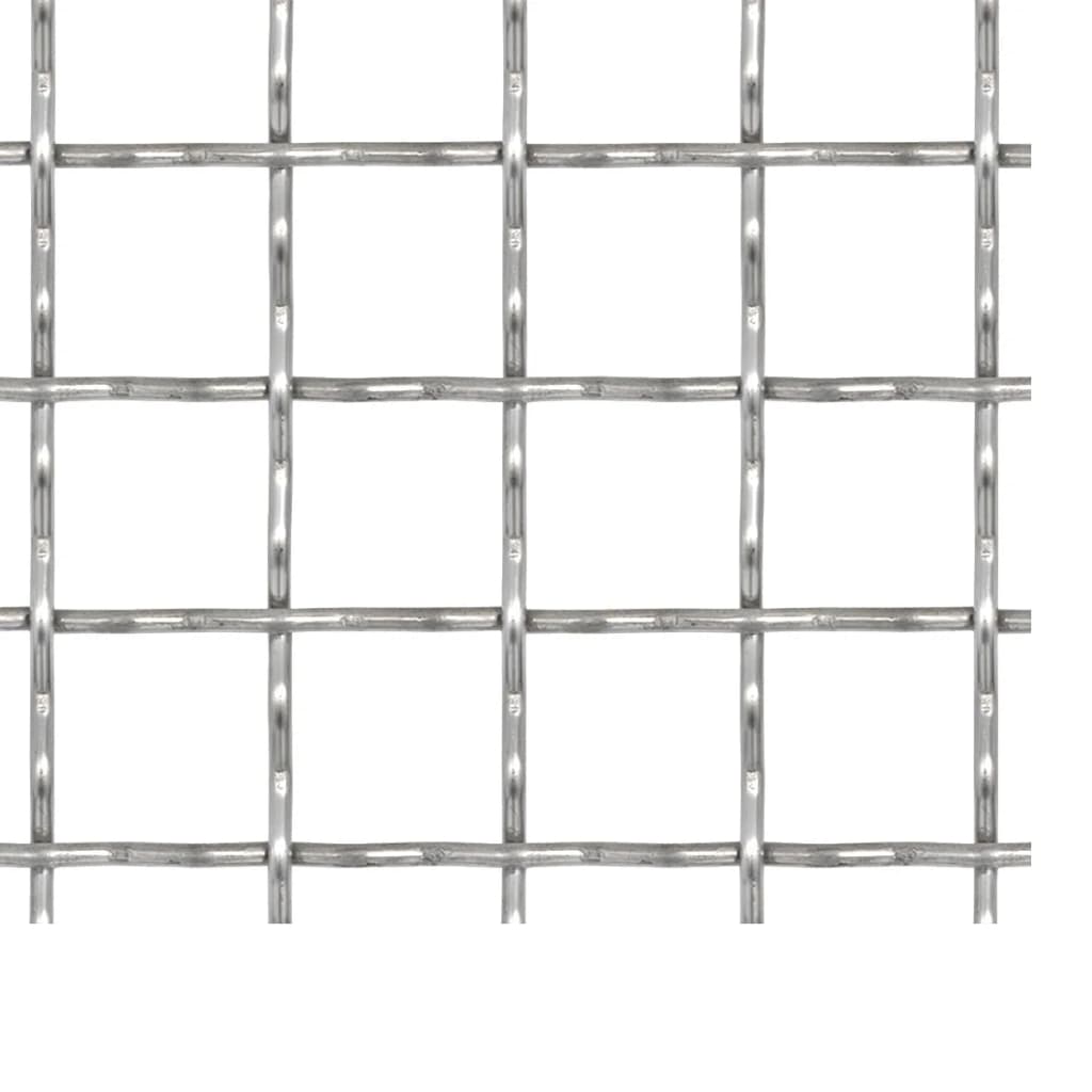 Crimped Garden Wire Fence Stainless Steel 100x85 cm 11x11x2 mm
