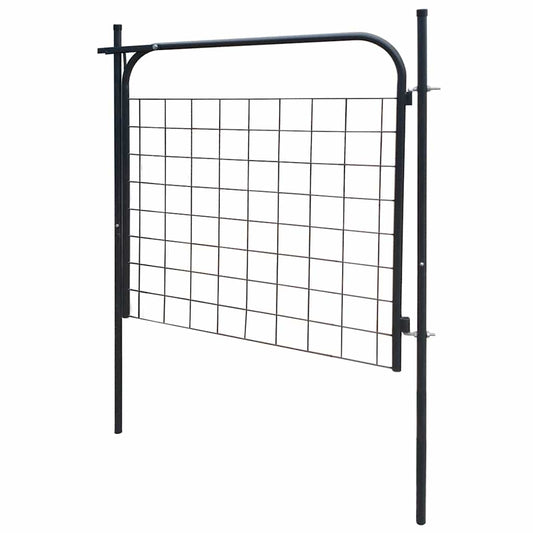 142293 vidaXL Garden Fence Gate 100x100 cm Anthracite 142293 vidaXL Garden Fence Gate 100x100 cm Anthracite