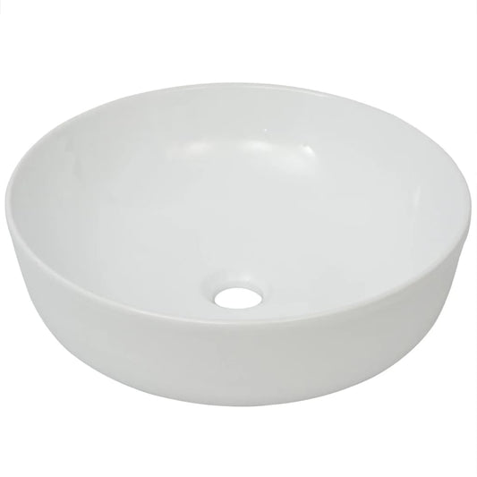Basin Round Ceramic White 41.5x13.5 cm Basin Round Ceramic White 41.5x13.5 cm
