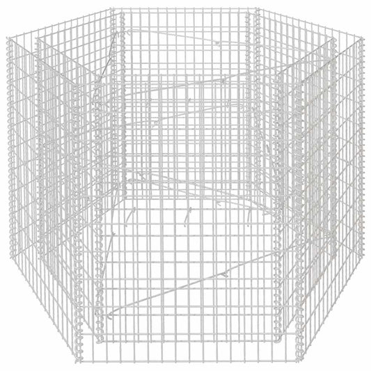 142535 vidaXL Hexagonal Gabion Raised Bed 160x140x100 cm 142535 vidaXL Hexagonal Gabion Raised Bed 160x140x100 cm
