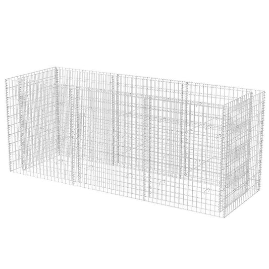 Gabion Raised Bed Steel 270x90x100 cm Gabion Raised Bed Steel 270x90x100 cm