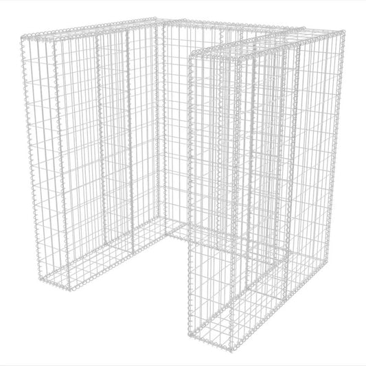 Gabion Single Wheelie Bin Surround Steel 110x100x120 cm Gabion Single Wheelie Bin Surround Steel 110x100x120 cm