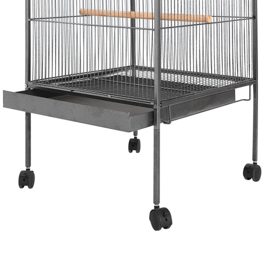 Bird Cage | Black | Steel | Large | Durable | Bird Cage | Rectangular Bird Cage | Black | Steel | Large | Durable | Bird Cage | Rectangular