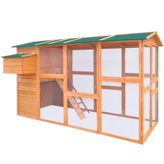 Chicken Coop Wood 295x163x170 cm Chicken Coop Wood 295x163x170 cm