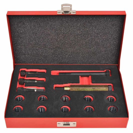15 Piece Glow Plug Thread Repair Kit M10 x 1.0 mm 15 Piece Glow Plug Thread Repair Kit M10 x 1.0 mm