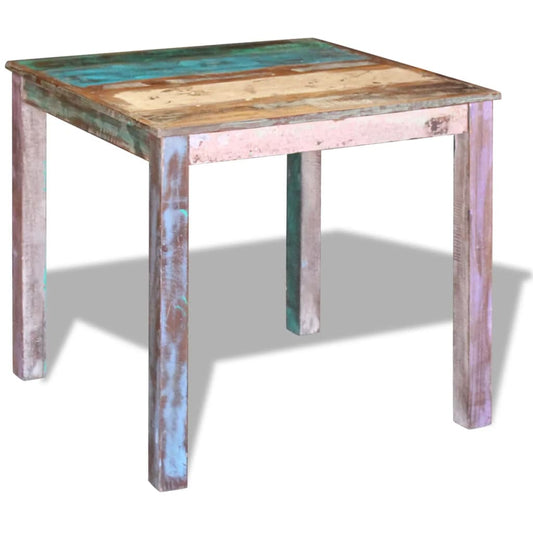 Dining Table Solid Reclaimed Wood 80x82x76 cm Dining Table Solid Reclaimed Wood 80x82x76 cm