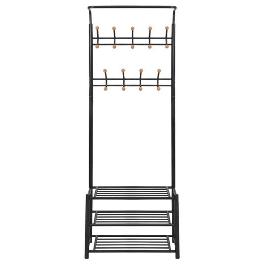 Clothes Rack | Black | Steel, Plastic | Medium | Clothes Rack Clothes Rack | Black | Steel, Plastic | Medium | Clothes Rack