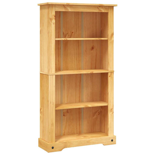 4-Tier Bookcase Mexican Pine Corona Range 80x29x150 cm 4-Tier Bookcase Mexican Pine Corona Range 80x29x150 cm