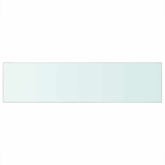 243845 vidaXL Shelf Panel Glass Clear 100x25 cm 243845 vidaXL Shelf Panel Glass Clear 100x25 cm