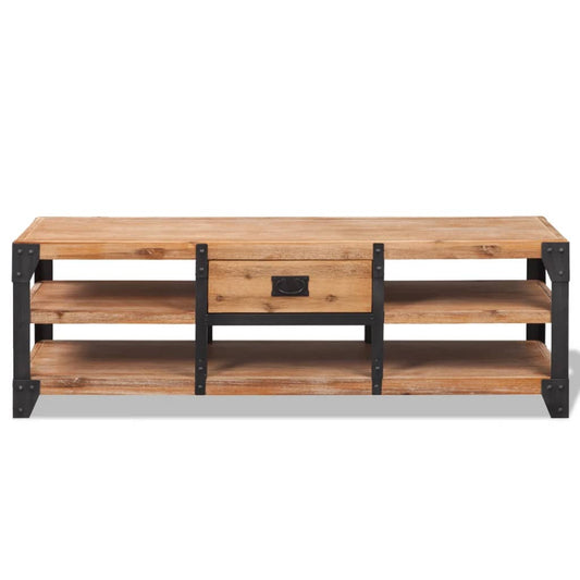 TV Stand Solid Acacia Wood 140x40x45 cm TV Stand Solid Acacia Wood 140x40x45 cm