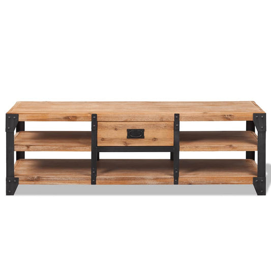 243913 vidaXL TV Stand Solid Acacia Wood 140x40x45 cm 243913 vidaXL TV Stand Solid Acacia Wood 140x40x45 cm