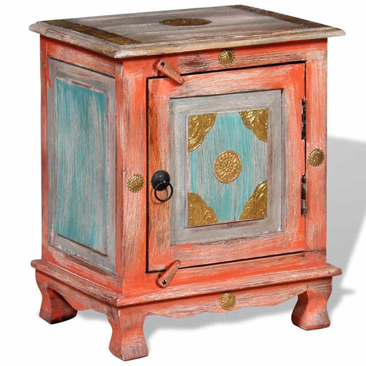 243969 vidaXL Nightstand Solid Mango Wood Orange 243969 vidaXL Nightstand Solid Mango Wood Orange