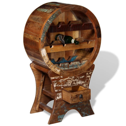 Wine Rack for 10 Bottles Solid Reclaimed Wood Wine Rack for 10 Bottles Solid Reclaimed Wood