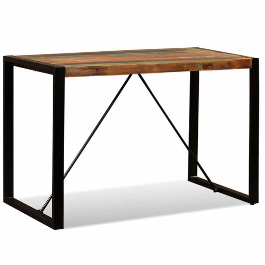 243998 vidaXL Dining Table Solid Reclaimed Wood 120 cm 243998 vidaXL Dining Table Solid Reclaimed Wood 120 cm