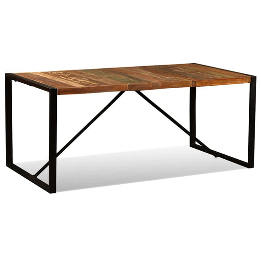 243999 vidaXL Dining Table Solid Reclaimed Wood 180 cm 243999 vidaXL Dining Table Solid Reclaimed Wood 180 cm