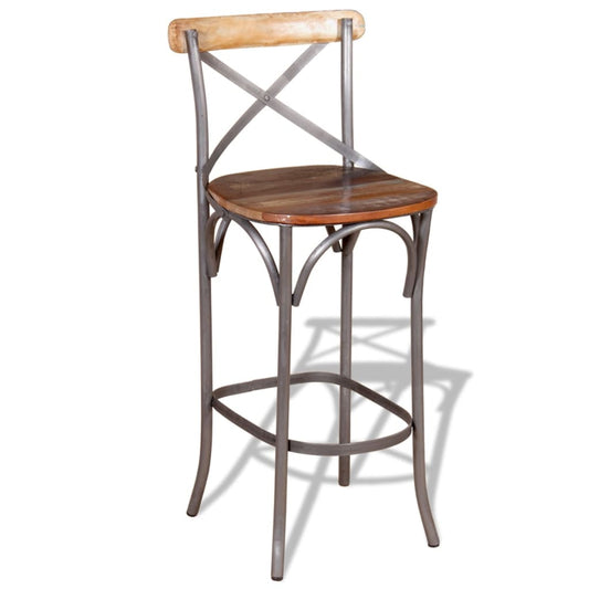 Bar Chair | Multicolour | Solid Reclaimed Wood | Durable | Bar Chair Bar Chair | Multicolour | Solid Reclaimed Wood | Durable | Bar Chair