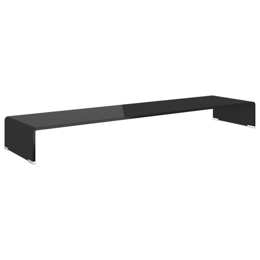 TV Cabinet | Black | Tempered glass, plastic | 120x30x13 cm | TV Cabinet TV Cabinet | Black | Tempered glass, plastic | 120x30x13 cm | TV Cabinet