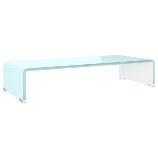 TV Stand/Monitor Riser Glass Green 60x25x11 cm TV Stand/Monitor Riser Glass Green 60x25x11 cm