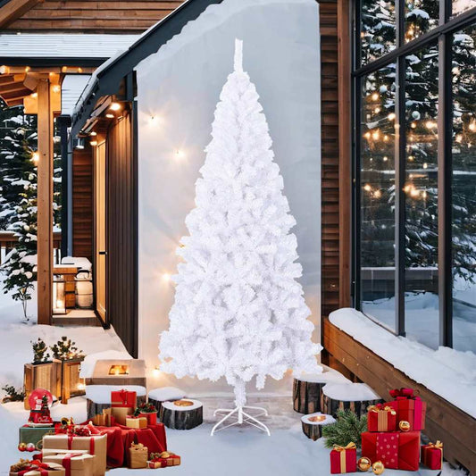 Artificial Christmas Tree L 240 cm White Artificial Christmas Tree L 240 cm White