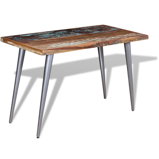 Dining Table | Multicolour | Solid reclaimed wood, steel | Medium Dining Table | Multicolour | Solid reclaimed wood, steel | Medium