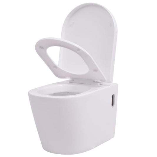 Wall Hung Toilet Ceramic White Wall Hung Toilet Ceramic White