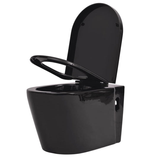 Wall Hung Toilet Ceramic Black Wall Hung Toilet Ceramic Black