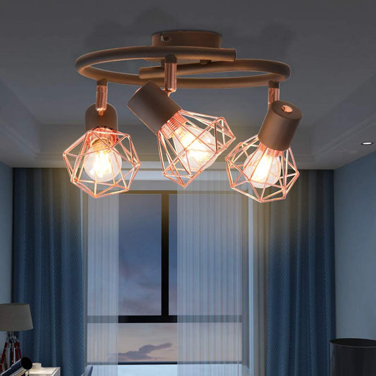 Ceiling Lamp with 3 LED Filament Bulbs 12 W Ceiling Lamp with 3 LED Filament Bulbs 12 W