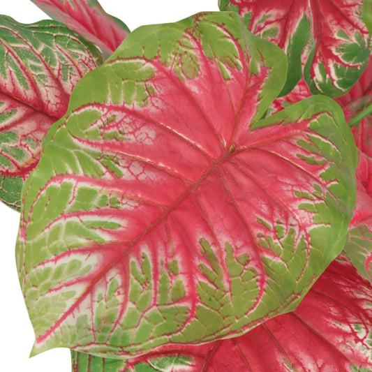 Artificial Plant | Green and Red | Plastic, Iron Wire, Real Wood | Medium Artificial Plant | Green and Red | Plastic, Iron Wire, Real Wood | Medium