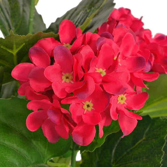 Artificial Hydrangea Plant with Pot 60 cm Red Artificial Hydrangea Plant with Pot 60 cm Red