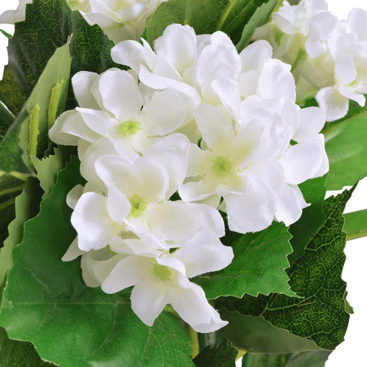 Artificial Hydrangea Plant with Pot 60 cm White Artificial Hydrangea Plant with Pot 60 cm White