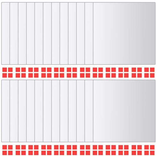 24 pcs Mirror Tiles Square Glass 24 pcs Mirror Tiles Square Glass