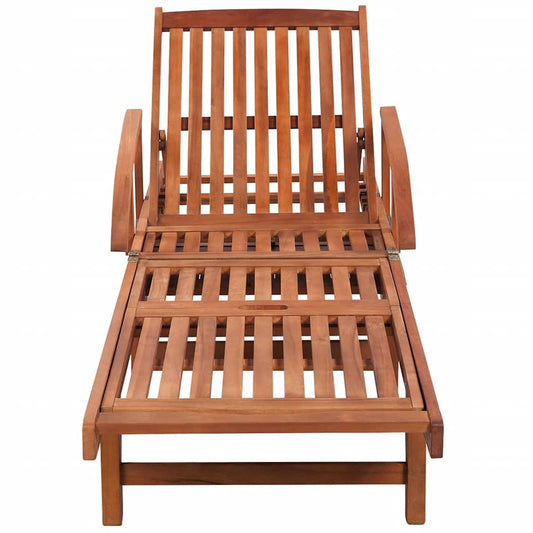 Sun Loungers 2 pcs with Table Solid Acacia Wood Sun Loungers 2 pcs with Table Solid Acacia Wood