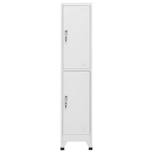 Locker Cabinet with 2 Compartments 38x45x180 cm Locker Cabinet with 2 Compartments 38x45x180 cm