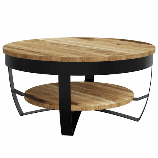 Coffee Table Solid Rough Mango Wood 65x32 cm Coffee Table Solid Rough Mango Wood 65x32 cm