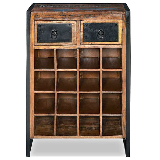 Wine Rack for 16 Bottles Solid Reclaimed Wood Wine Rack for 16 Bottles Solid Reclaimed Wood