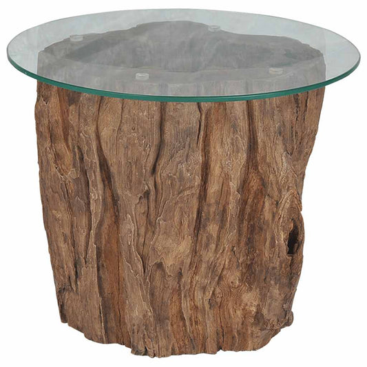 245069 vidaXL Coffee Table Teak Glass 50x40 cm 245069 vidaXL Coffee Table Teak Glass 50x40 cm