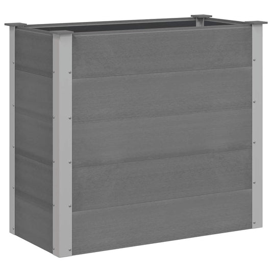 Garden Raised Bed WPC 100x50x91 cm Grey Garden Raised Bed WPC 100x50x91 cm Grey