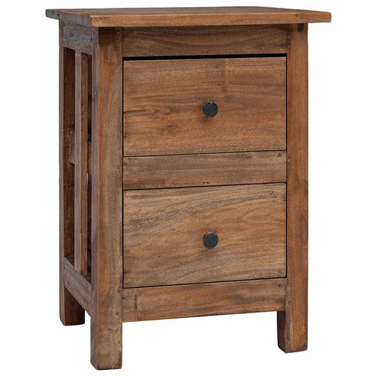 244487 vidaXL Nightstand Solid Mahogany Wood 40x30x51 cm 244487 vidaXL Nightstand Solid Mahogany Wood 40x30x51 cm