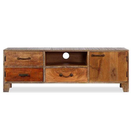 244967 vidaXL TV Cabinet Solid Wood Vintage 118x30x40 cm 244967 vidaXL TV Cabinet Solid Wood Vintage 118x30x40 cm