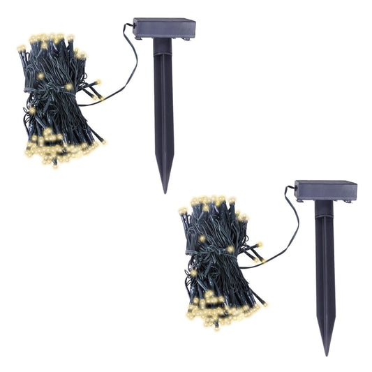 LED Solar String Lights 2 pcs Warm White LED Solar String Lights 2 pcs Warm White