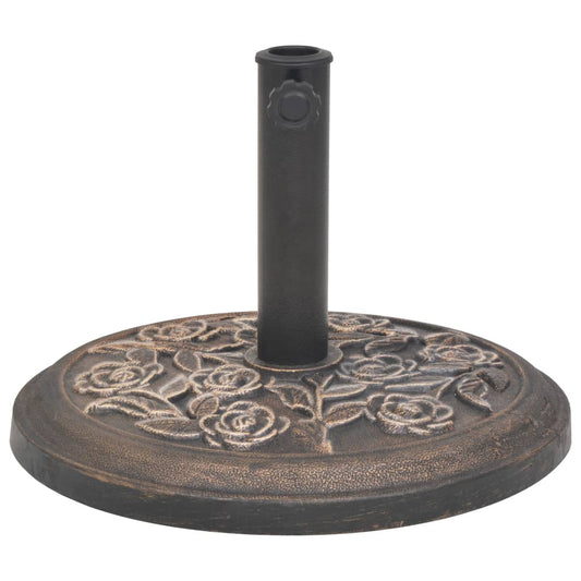 Parasol Base Resin Round Bronze 9 kg Parasol Base Resin Round Bronze 9 kg