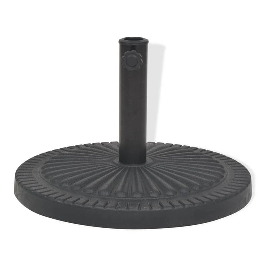 Parasol Base Resin Round Black 14 kg Parasol Base Resin Round Black 14 kg