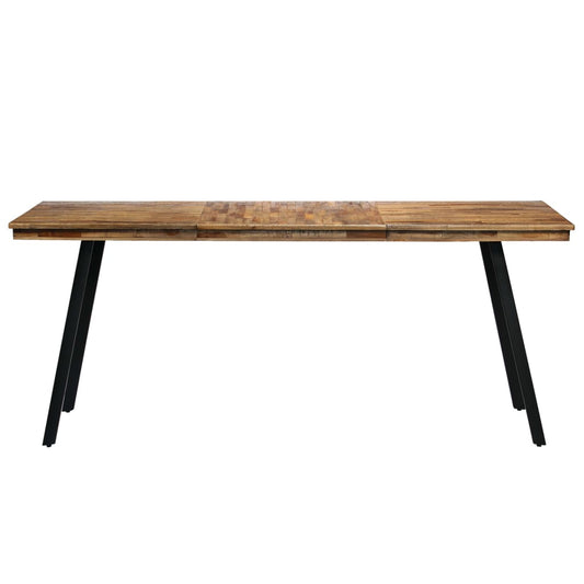 Dining Table Reclaimed Teak and Steel 180x90x76 cm Dining Table Reclaimed Teak and Steel 180x90x76 cm