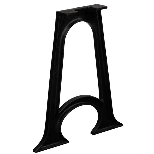 Dining Table Leg | Set of 2 | Black | Cast Iron | Medium Dining Table Leg | Set of 2 | Black | Cast Iron | Medium
