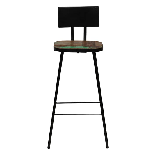 Bar Stools 2 pcs Solid Reclaimed Wood Bar Stools 2 pcs Solid Reclaimed Wood
